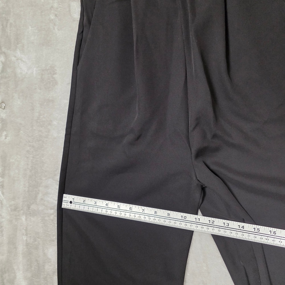 Wide Leg Overalls Jumpsuit Square Neck Women S Black NEW Office Wear Chic Modern - Picture 12 of 15